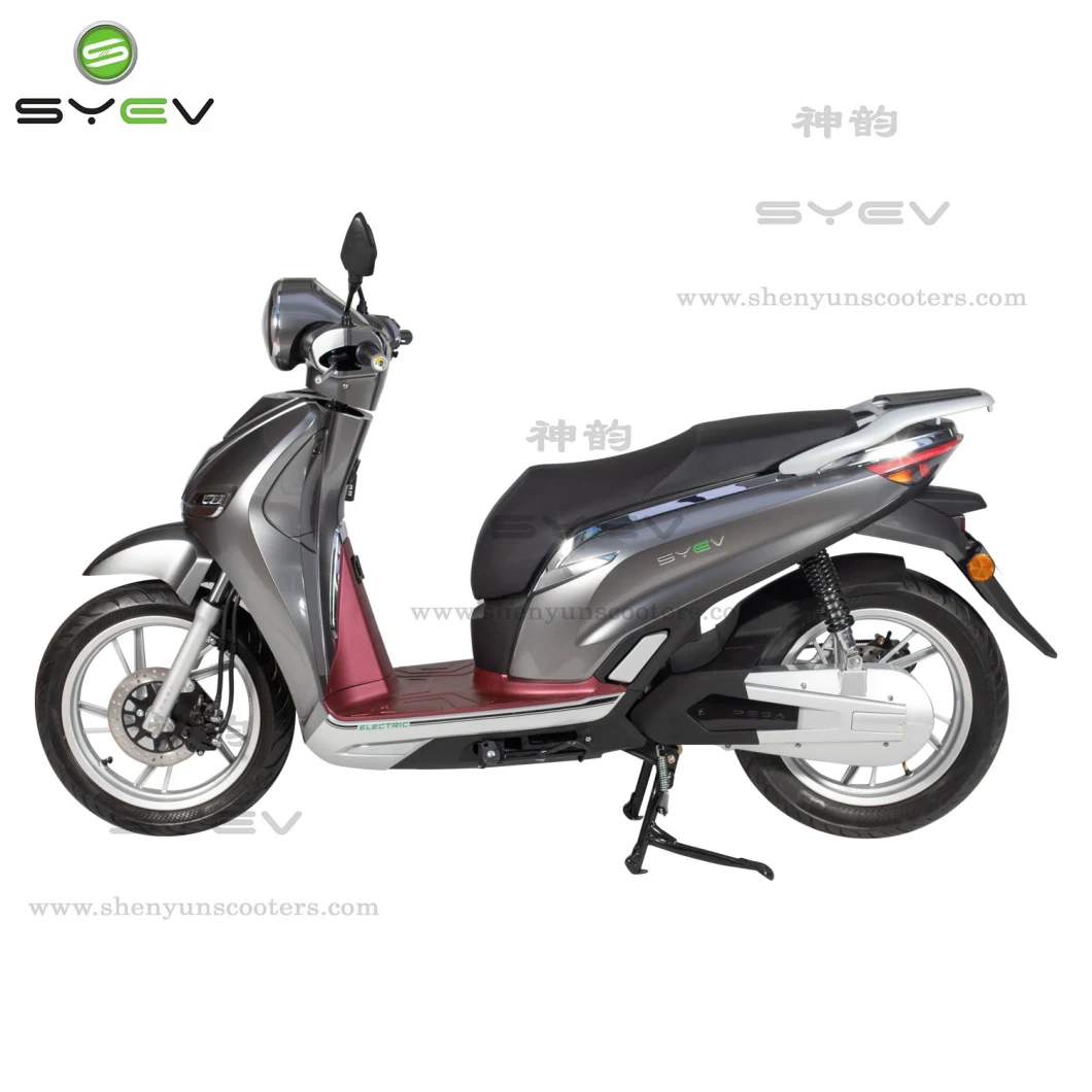 Wuxi Shenyun Adult Ride High Speed Electric Scooter Motorcycle EEC /Coc Certificate for EU Market L3e-A1 Category with 3000W Central Motor