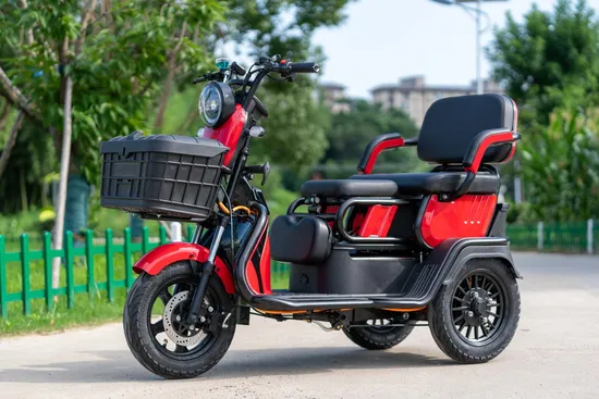Vespa eléctrica 3 ruedas triciclo motocicleta para adultos pasajero en barato
